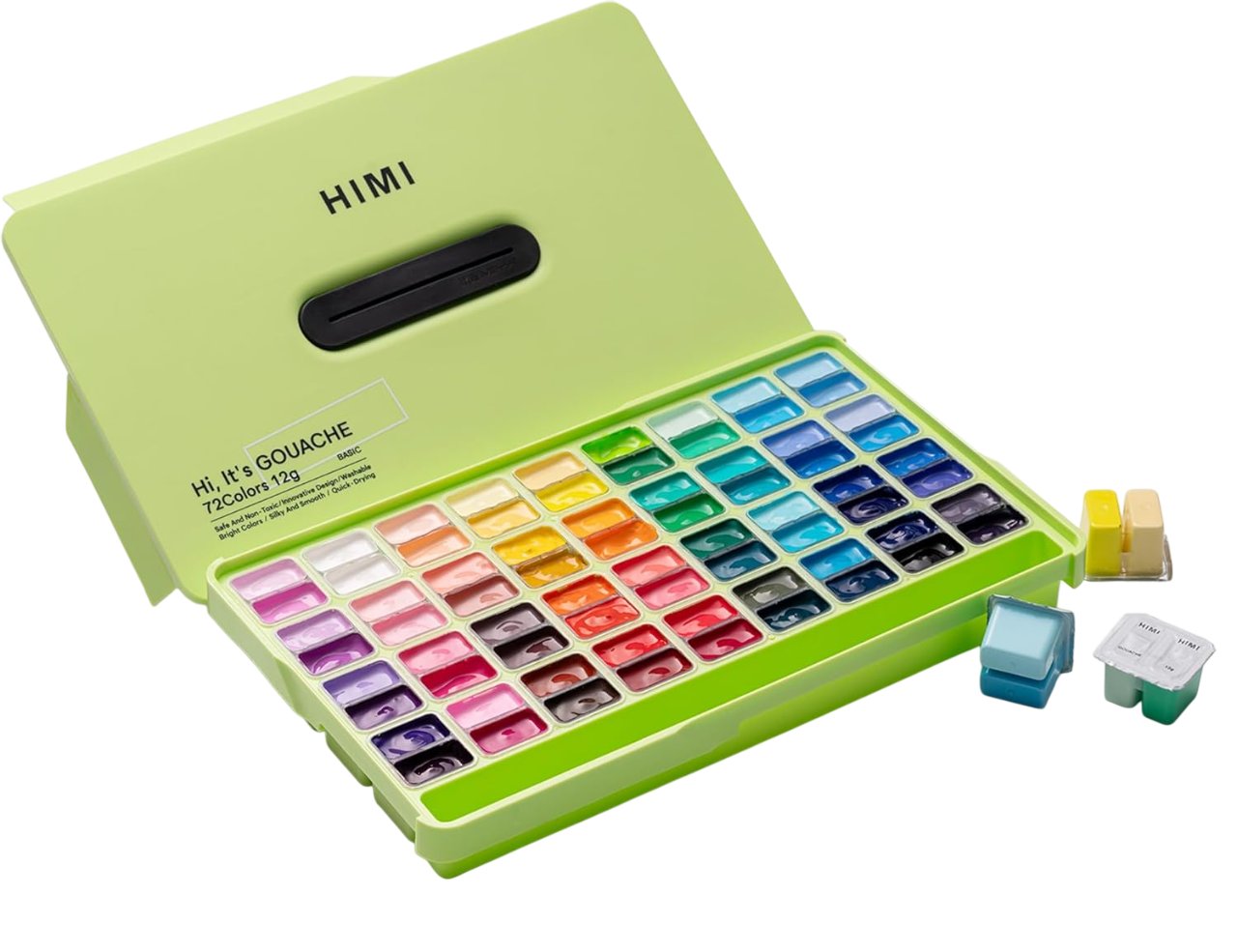 Himi Twin Cup Jelly Gouache Paint Set 72 colors